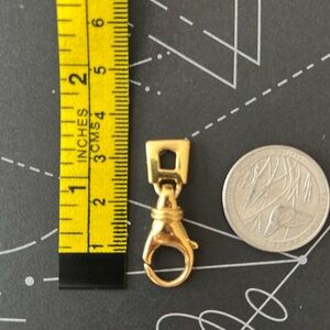 14k retro vintage gold large lobster clasp